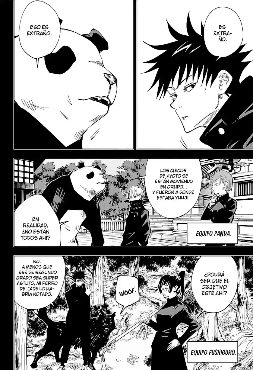 Jujutsu kaisen Capitulo 36: Festival de Intercambio de Escuelas Hermanas de Kyoto - Batallas en Equipo, Parte 3 página 3