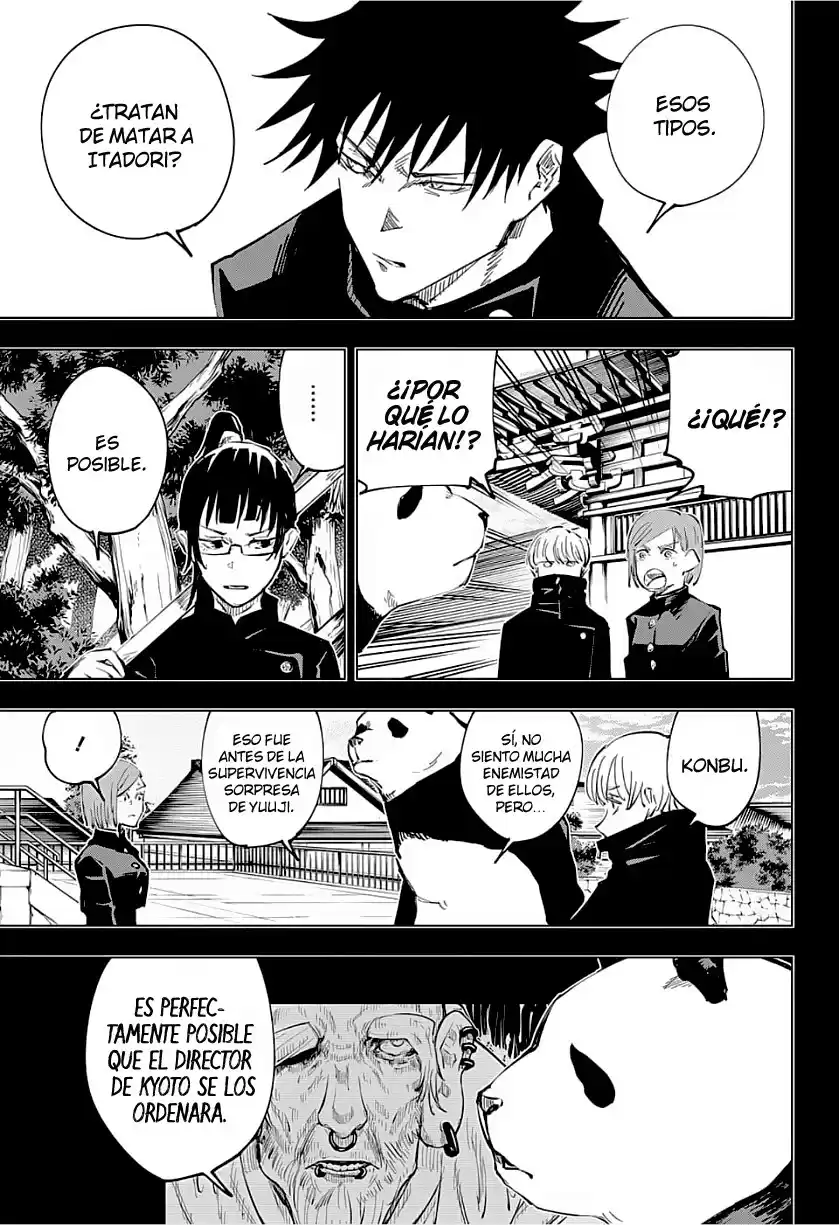 Jujutsu kaisen Capitulo 36: Festival de Intercambio de Escuelas Hermanas de Kyoto - Batallas en Equipo, Parte 3 página 4