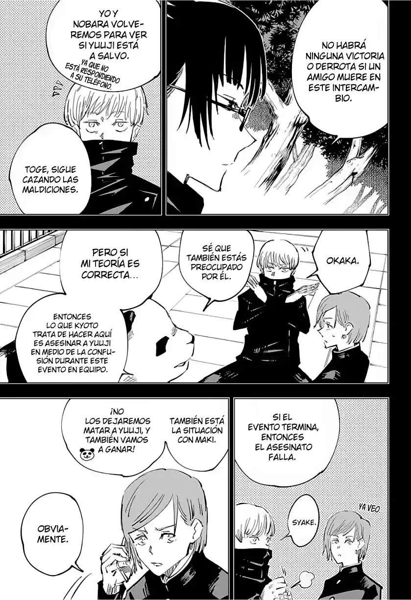 Jujutsu kaisen Capitulo 36: Festival de Intercambio de Escuelas Hermanas de Kyoto - Batallas en Equipo, Parte 3 página 6