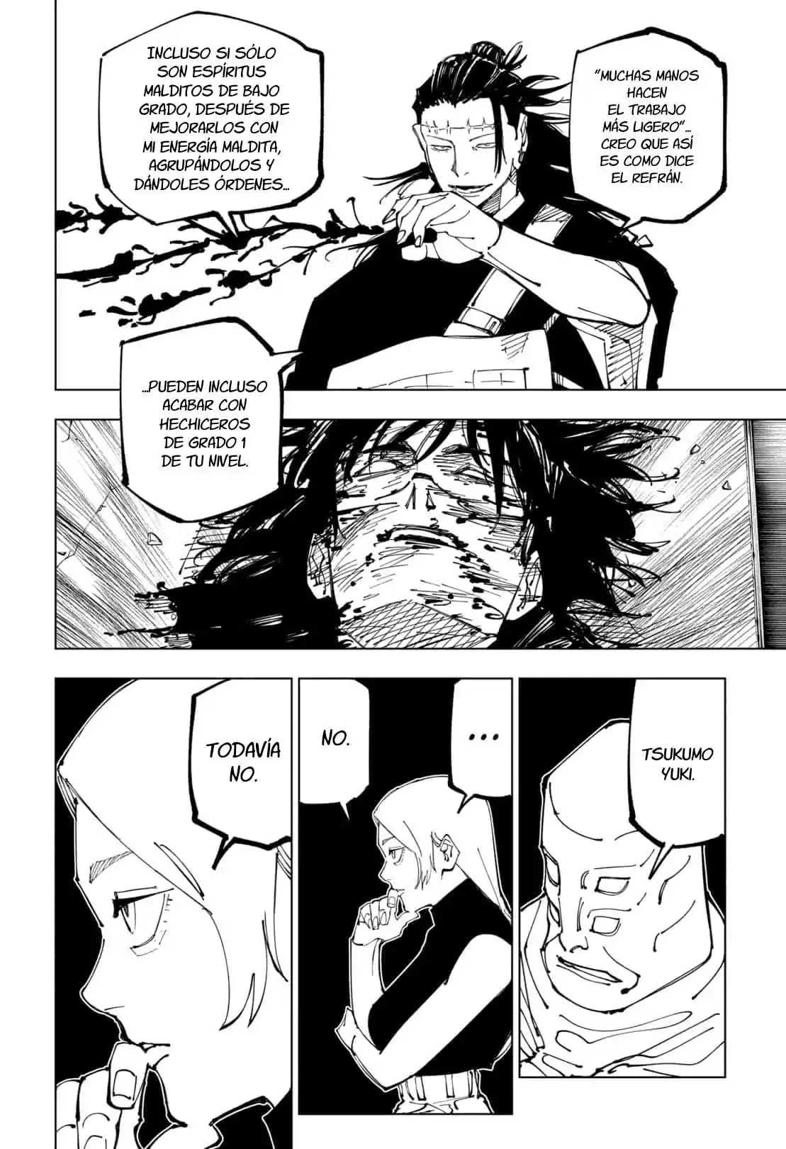 Jujutsu kaisen Capitulo 203: Sangre y aceite, parte 02 página 17