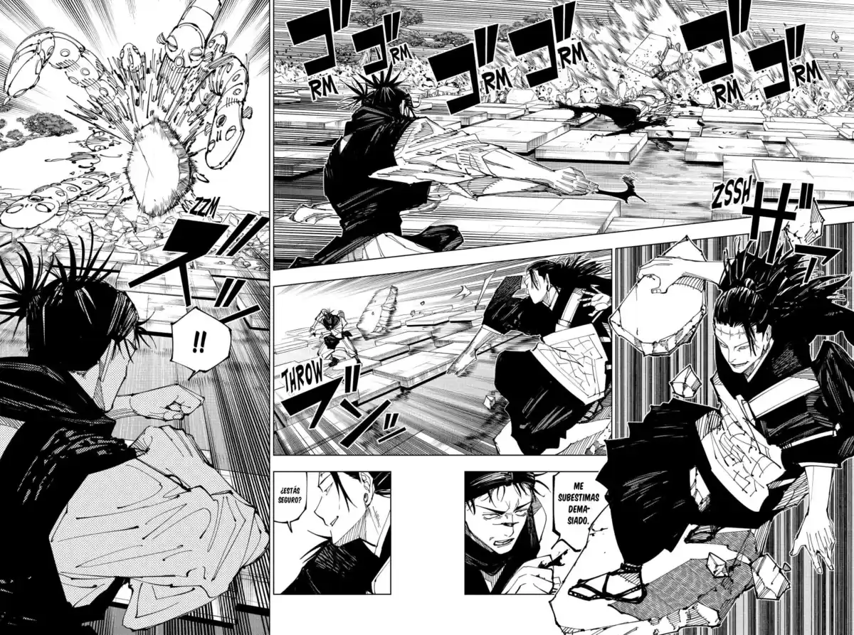 Jujutsu kaisen Capitulo 203: Sangre y aceite, parte 02 página 6