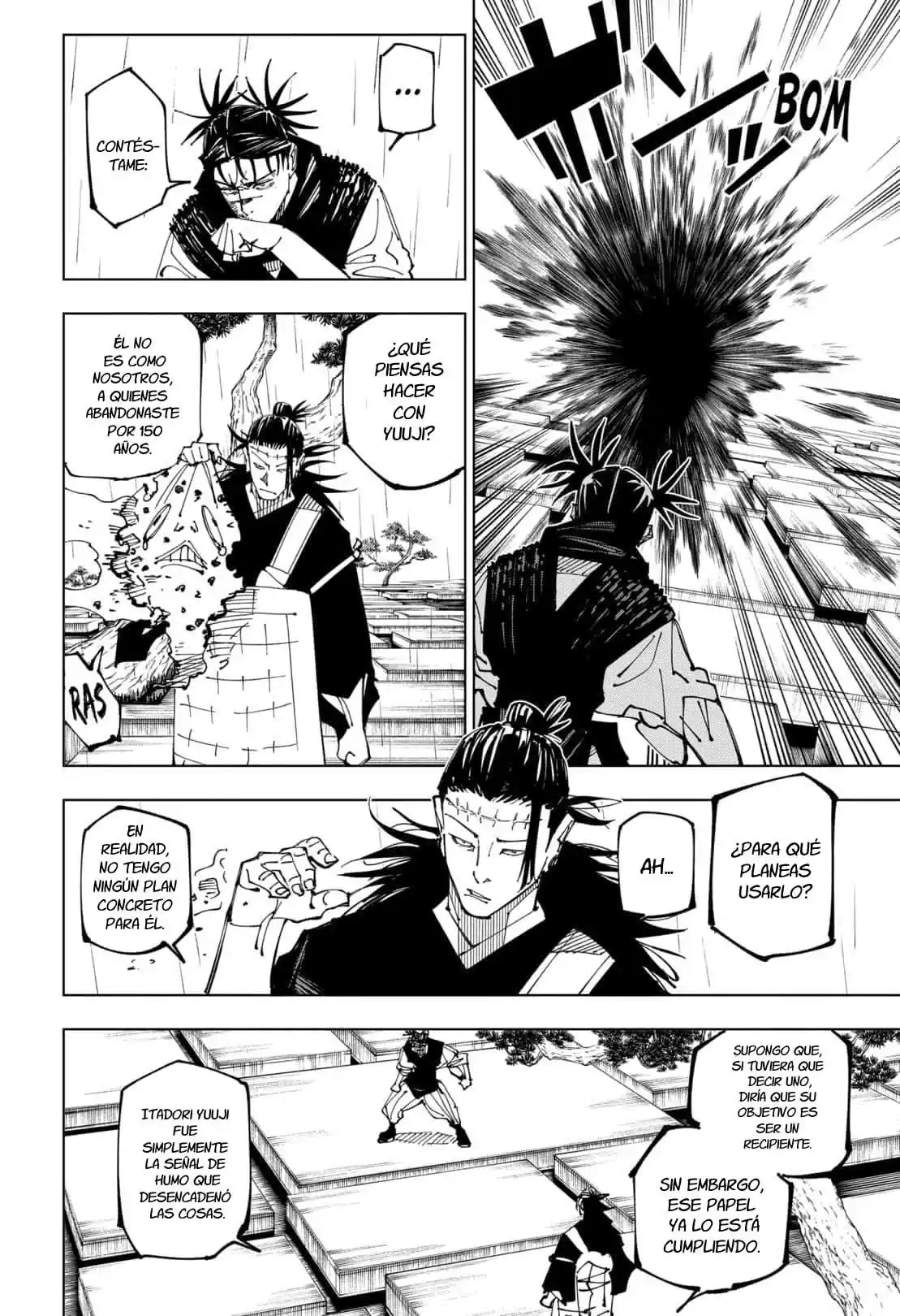 Jujutsu kaisen Capitulo 203: Sangre y aceite, parte 02 página 9