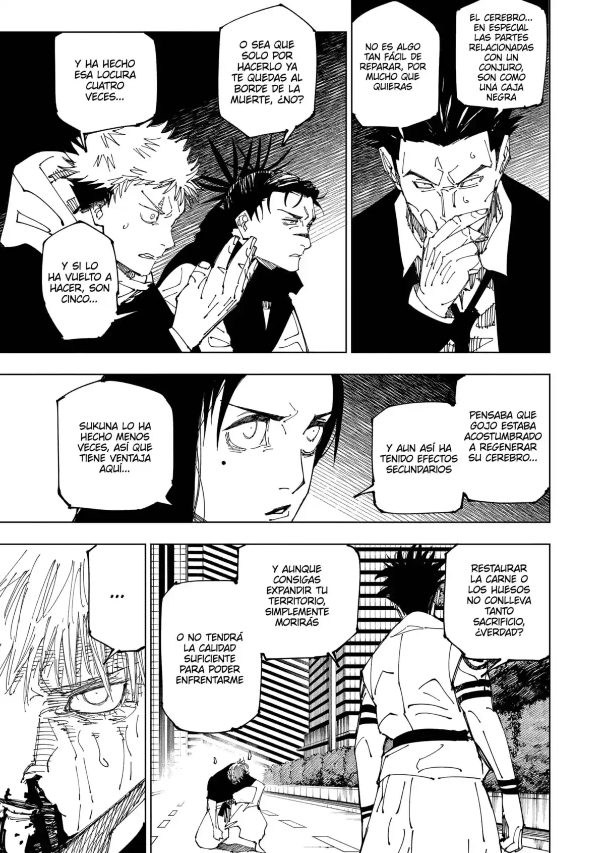 Jujutsu kaisen Capitulo 230: La batalla decisiva en el área deshabitada de Shinjuku, Parte 8 página 11