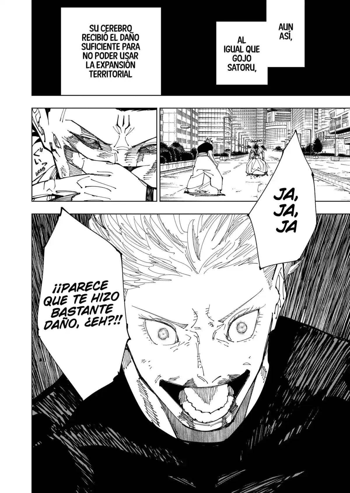 Jujutsu kaisen Capitulo 230: La batalla decisiva en el área deshabitada de Shinjuku, Parte 8 página 16