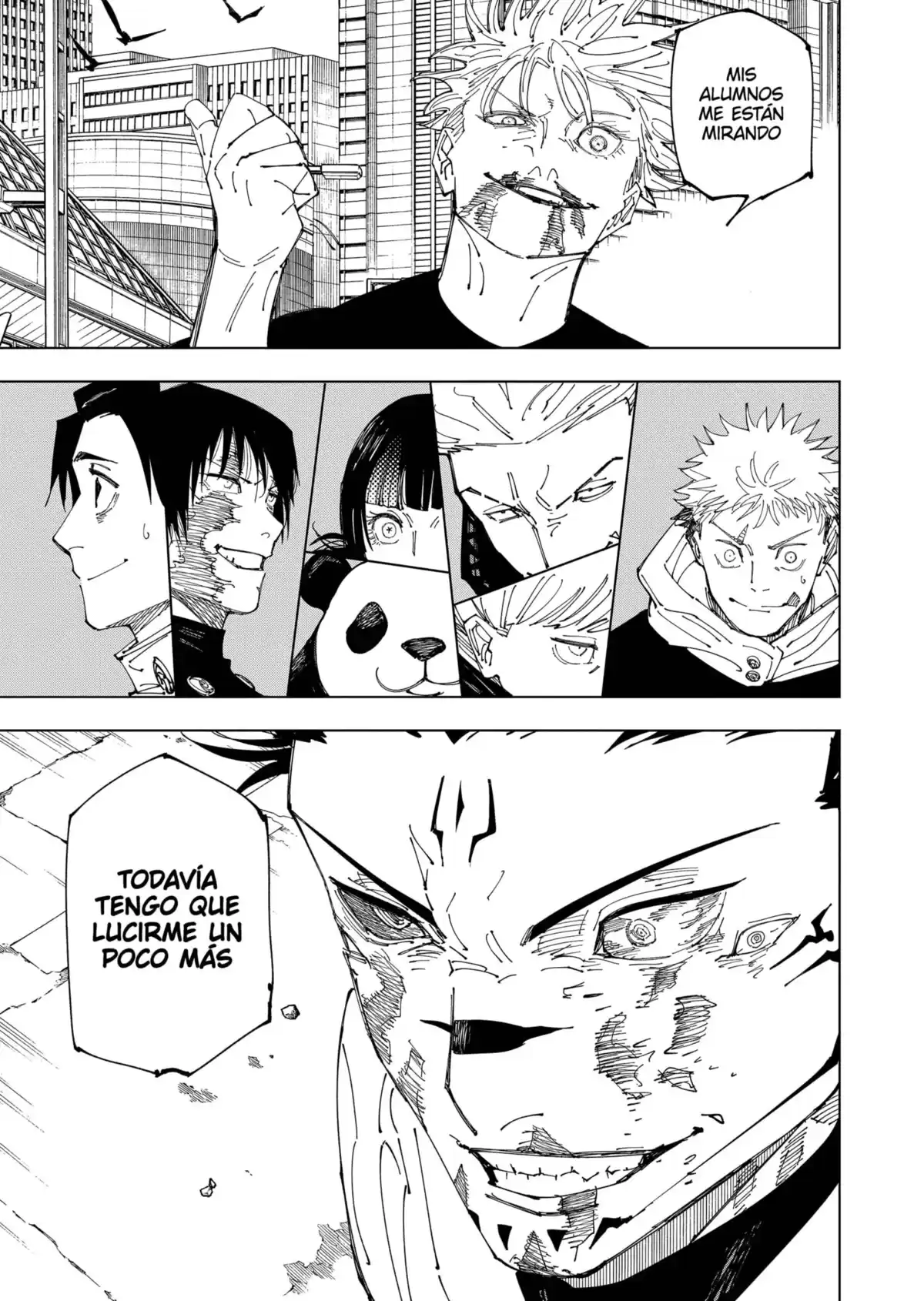 Jujutsu kaisen Capitulo 230: La batalla decisiva en el área deshabitada de Shinjuku, Parte 8 página 17