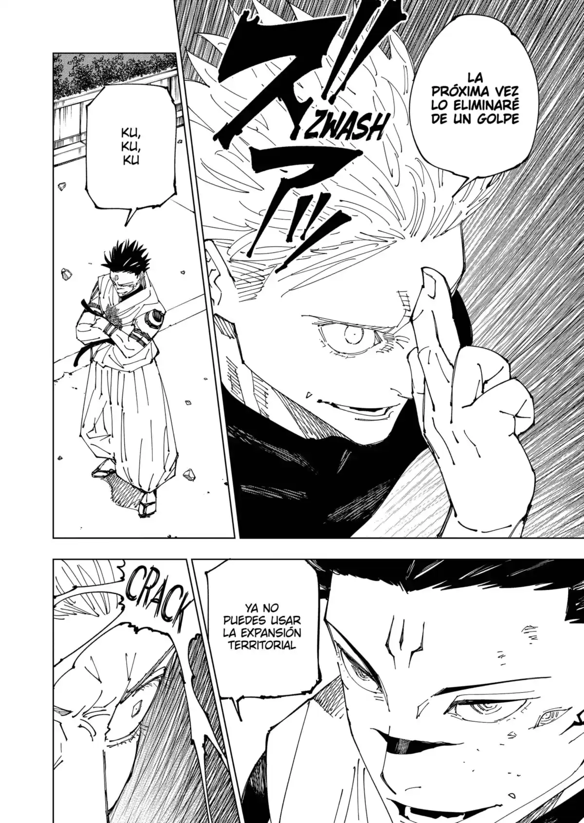 Jujutsu kaisen Capitulo 230: La batalla decisiva en el área deshabitada de Shinjuku, Parte 8 página 8