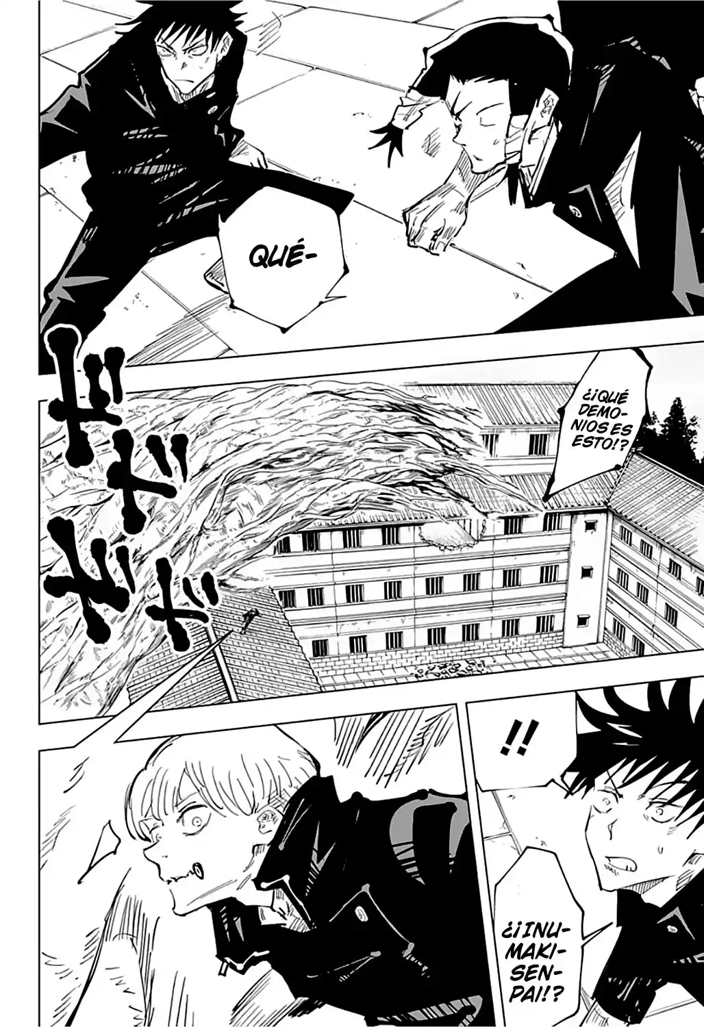 Jujutsu kaisen Capitulo 44: Festival de Intercambio de Escuelas Hermanas de Kyoto - Batallas en Equipo, Parte 11 página 16