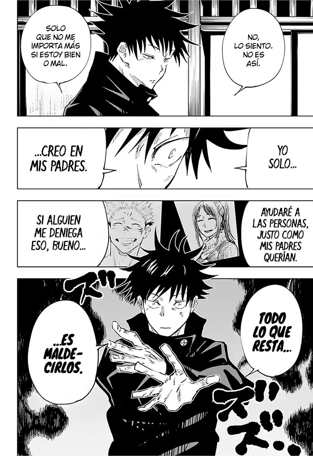 Jujutsu kaisen Capitulo 44: Festival de Intercambio de Escuelas Hermanas de Kyoto - Batallas en Equipo, Parte 11 página 7