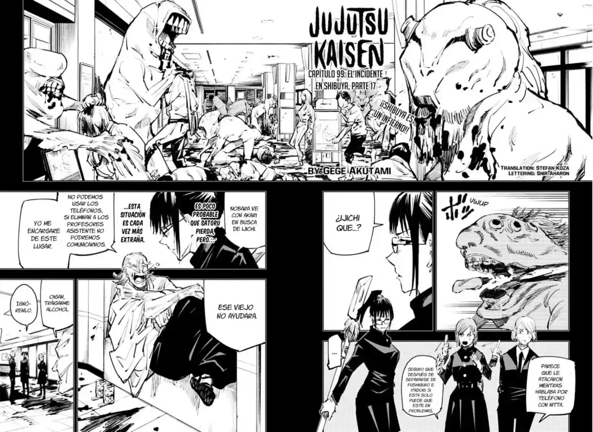 Jujutsu kaisen Capitulo 99: el incidente en shibuya, parte 17 página 4