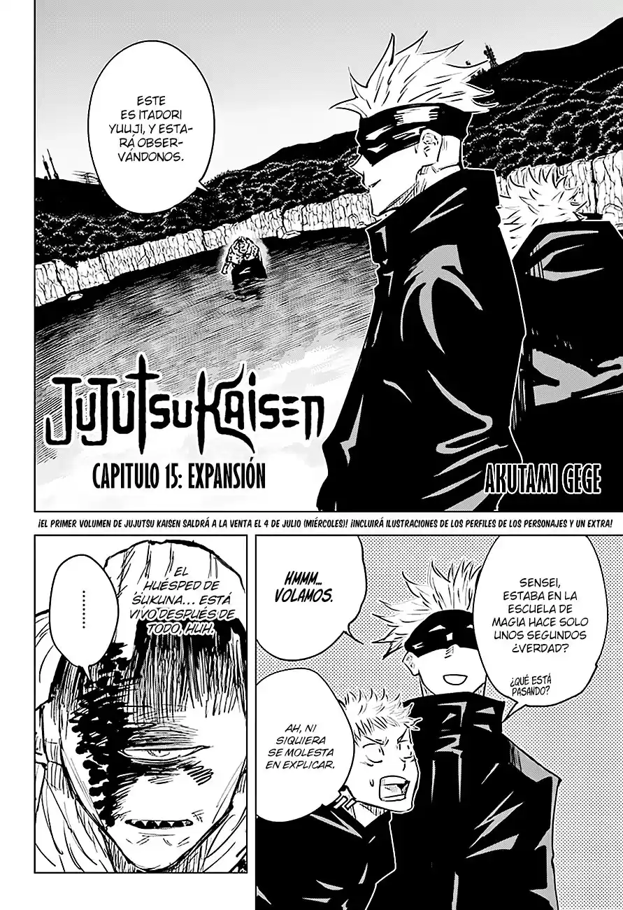 Jujutsu kaisen Capitulo 15: Expansión página 5