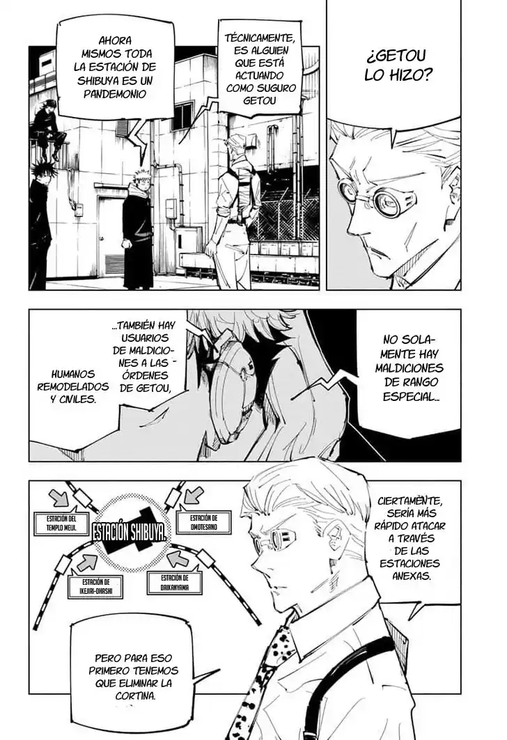 Jujutsu kaisen Capitulo 93: El incidente de shibuya, parte 11 página 12