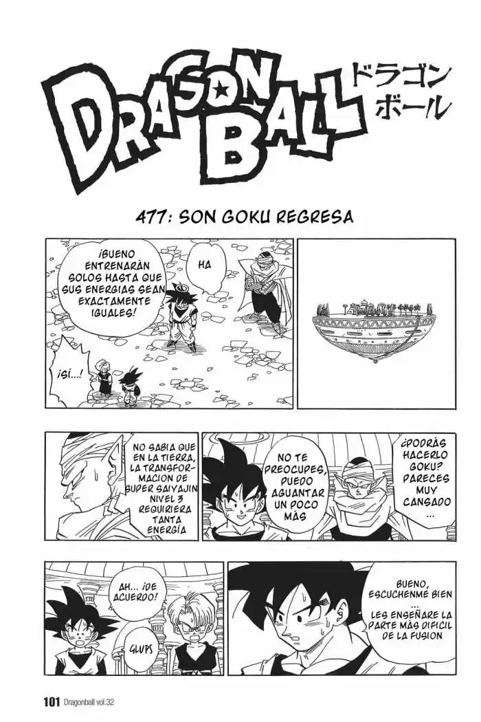 Dragon Ball Capitulo 477 página 1