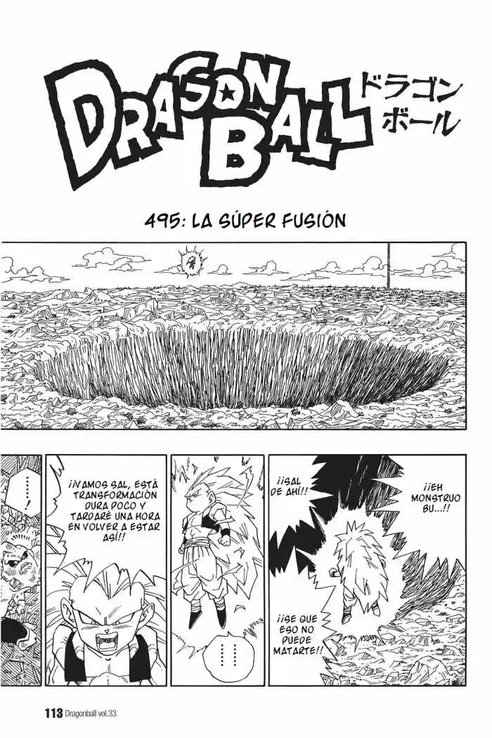 Dragon Ball Capitulo 495 página 1