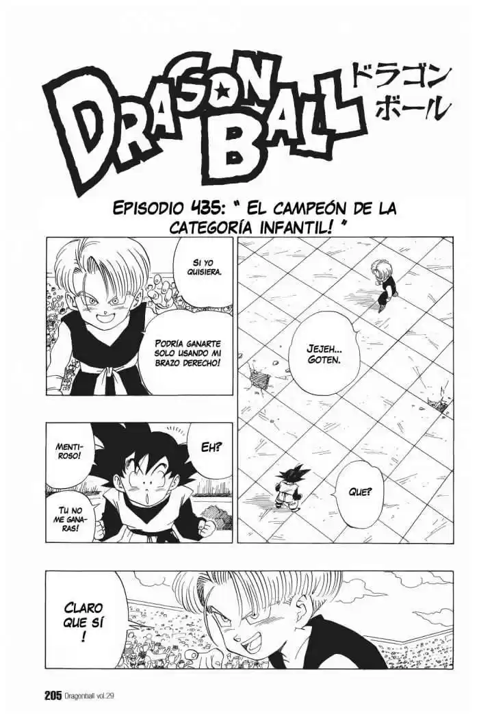 Dragon Ball Capitulo 435 página 1