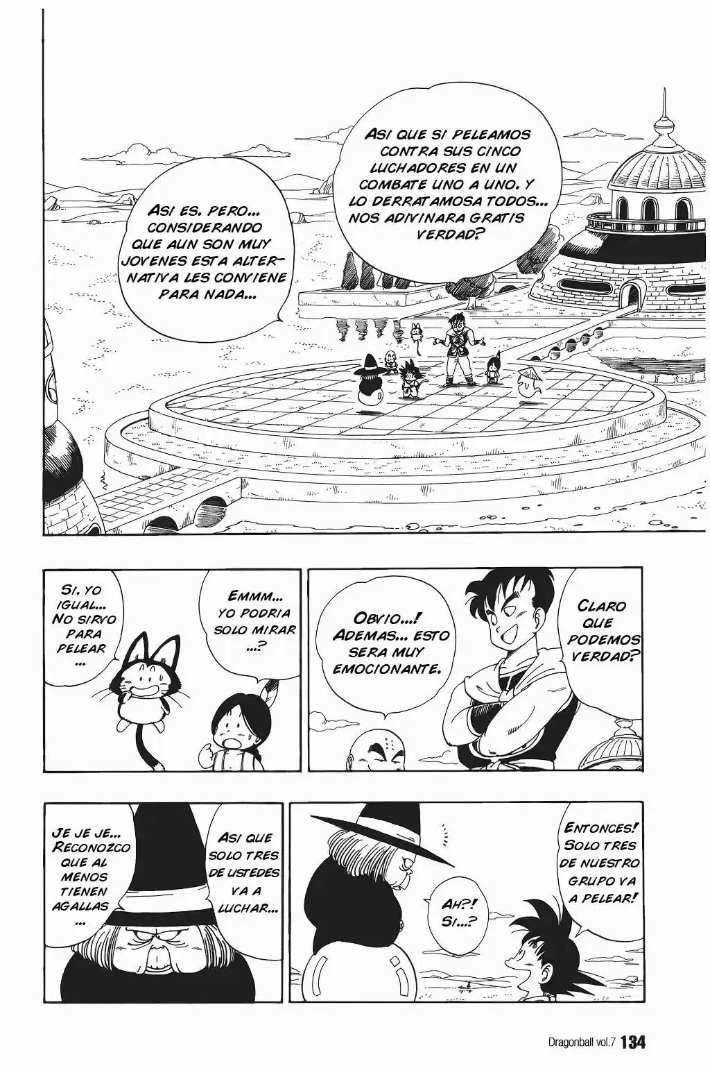 Dragon Ball Capitulo 99: Los Cinco Guerreros página 1