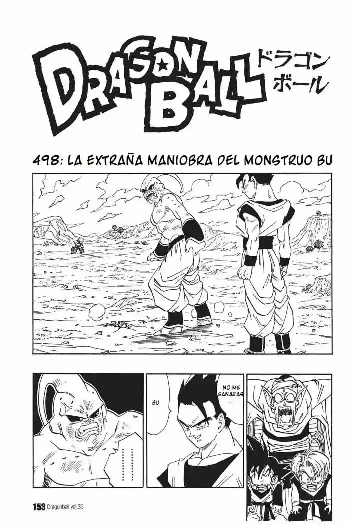 Dragon Ball Capitulo 498 página 1