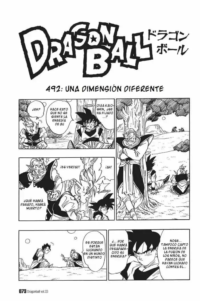 Dragon Ball Capitulo 492 página 1