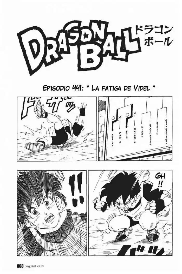 Dragon Ball Capitulo 441 página 1