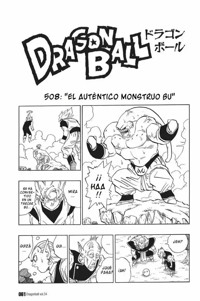 Dragon Ball Capitulo 508 página 1