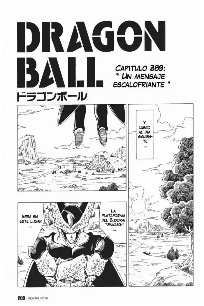 Dragon Ball Capitulo 389 página 1