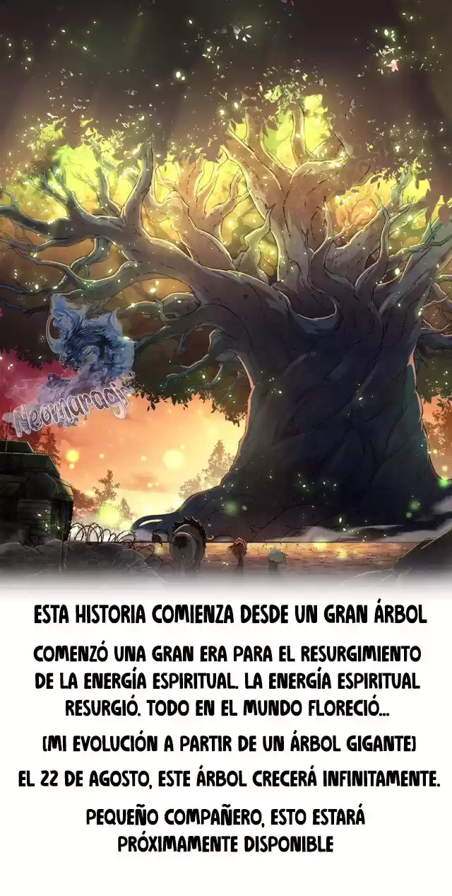 Mi Evolución A Partir De Un Árbol Gigante Capitulo 0 página 1