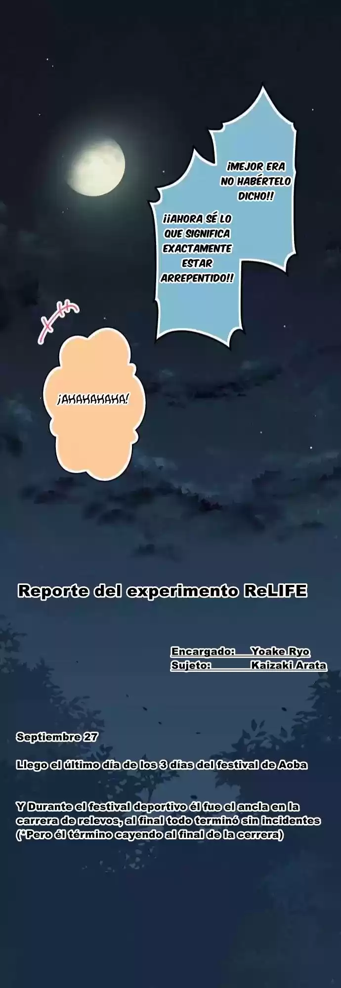 ReLIFE Capitulo 154: Y otra vez, otra noche llega su fin página 24