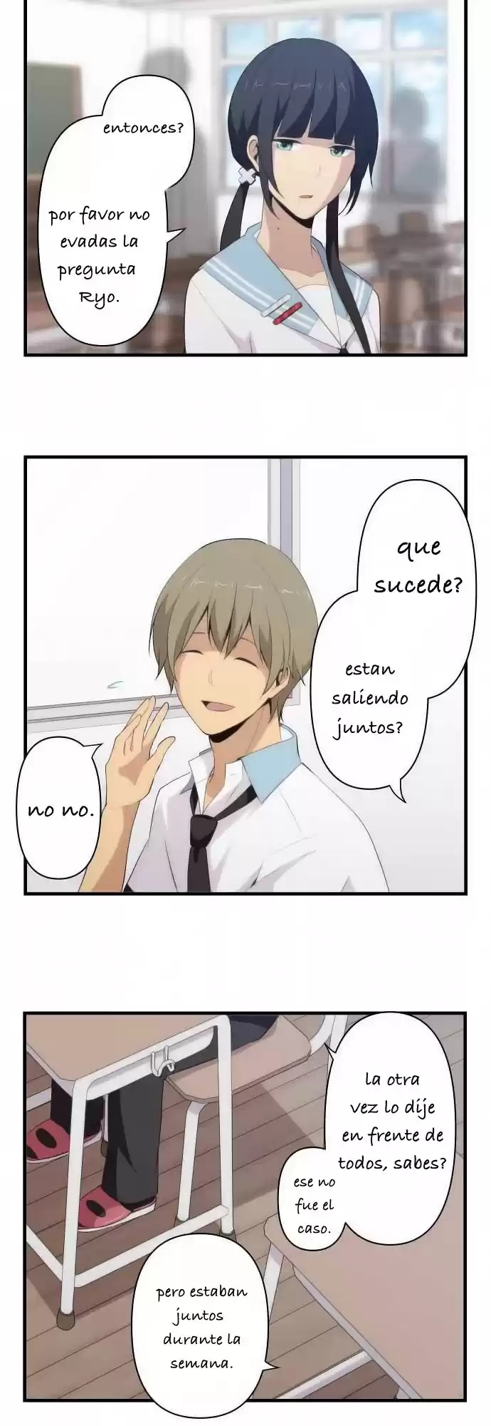 ReLIFE Capitulo 93: los sentimientos de una chica llevan a la curiosid página 12