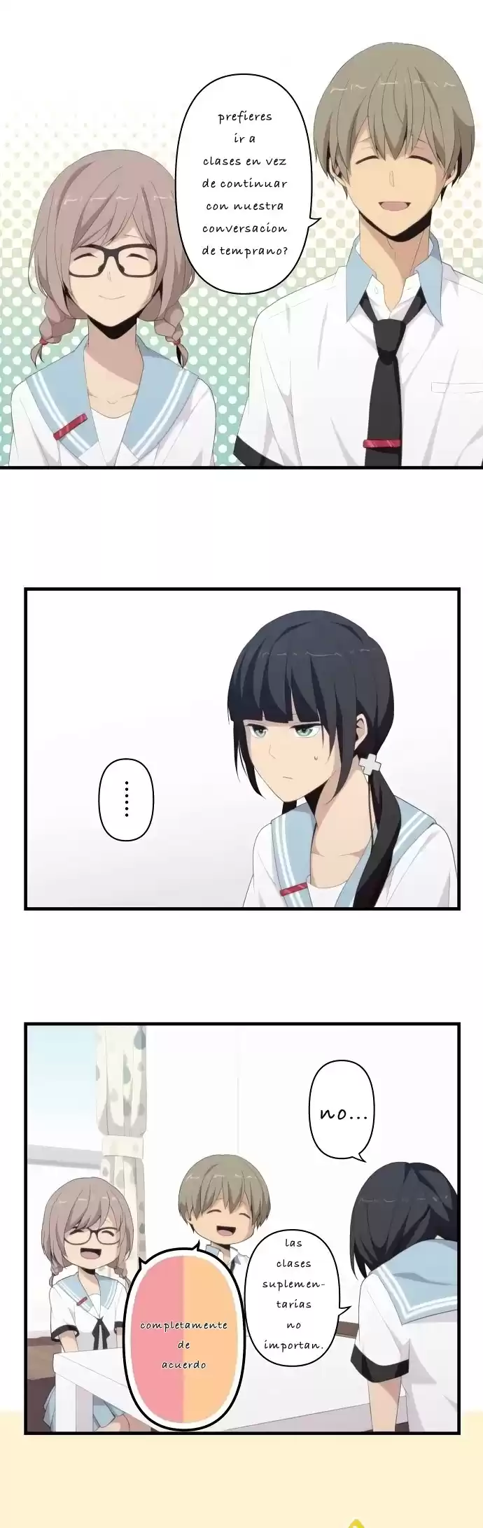 ReLIFE Capitulo 117: encantada de conocerte, Hishiro-san página 8