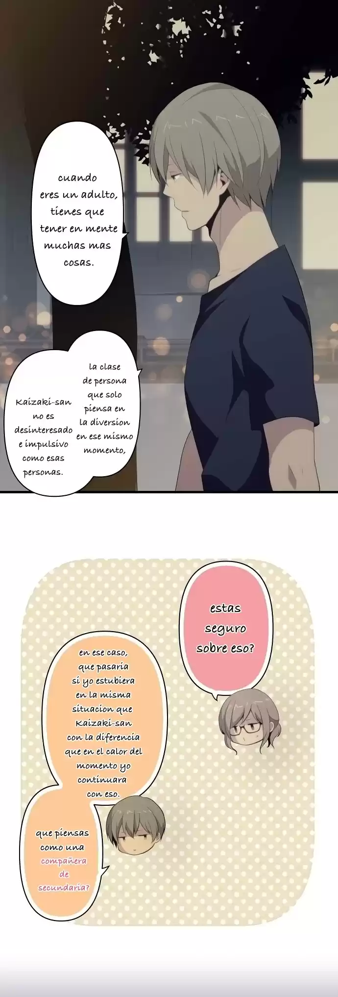 ReLIFE Capitulo 108: incluso como una legitima chica de secundaria página 21