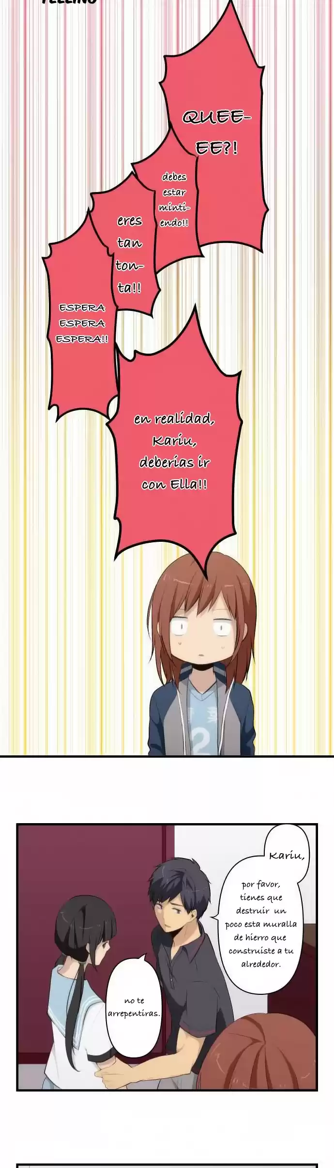 ReLIFE Capitulo 80: esta chica terca! página 13