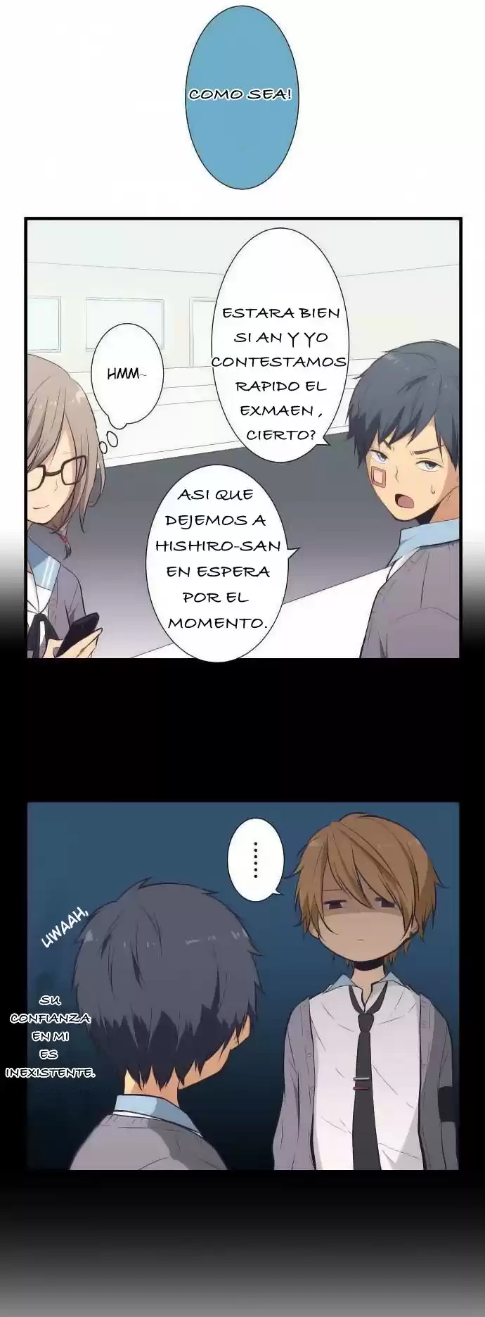 ReLIFE Capitulo 33: TERMINAR EL CONFLICTO O ESTAR SOLO? página 9