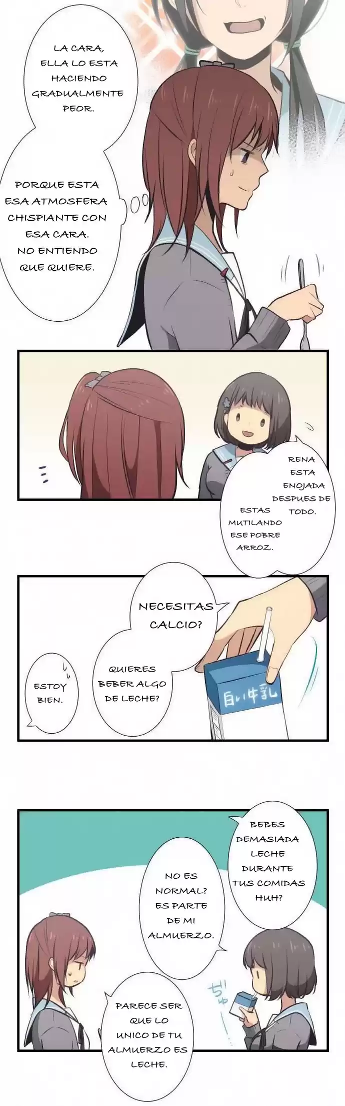 ReLIFE Capitulo 32: ALMUERZO EN LA CAFETERIA página 3