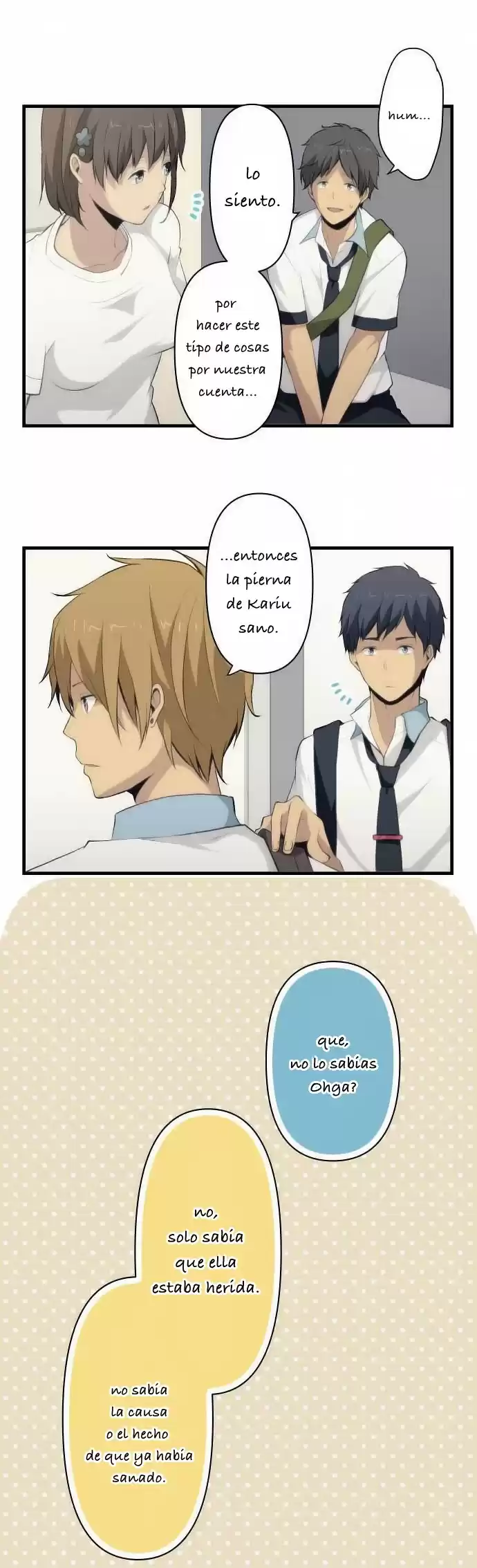 ReLIFE Capitulo 77: los sentimientos de Rena? página 15