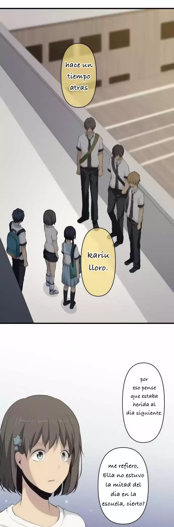 ReLIFE Capitulo 77: los sentimientos de Rena? página 18