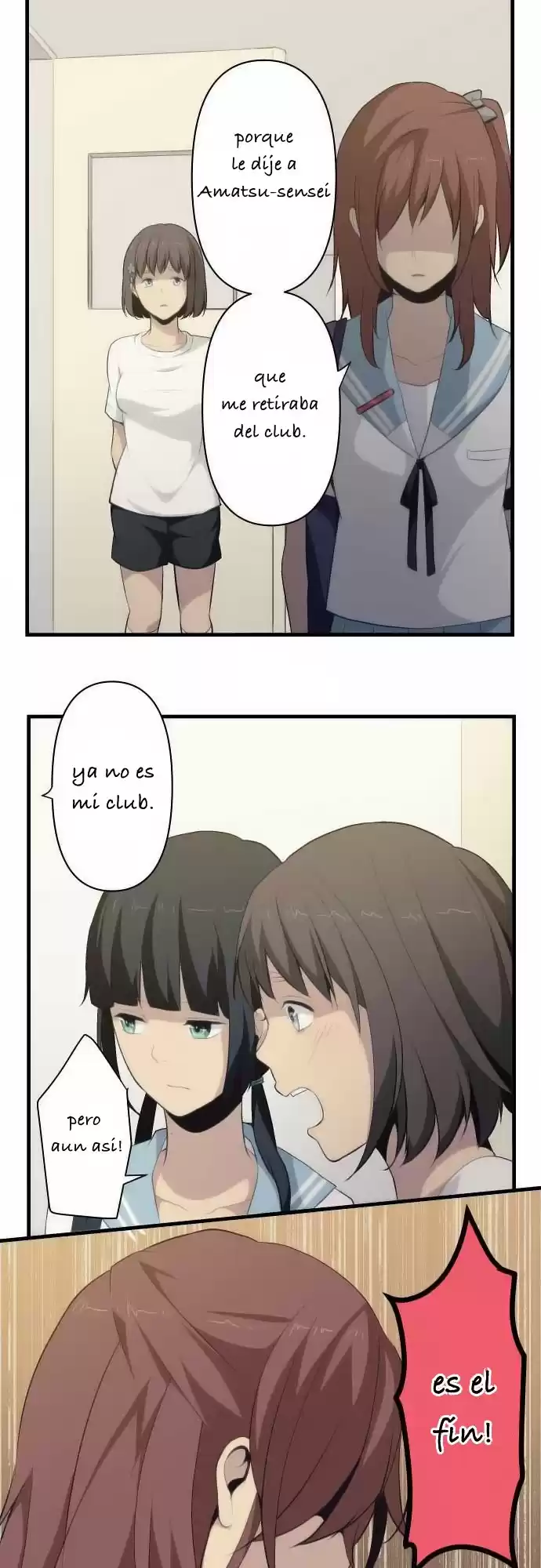 ReLIFE Capitulo 77: los sentimientos de Rena? página 9