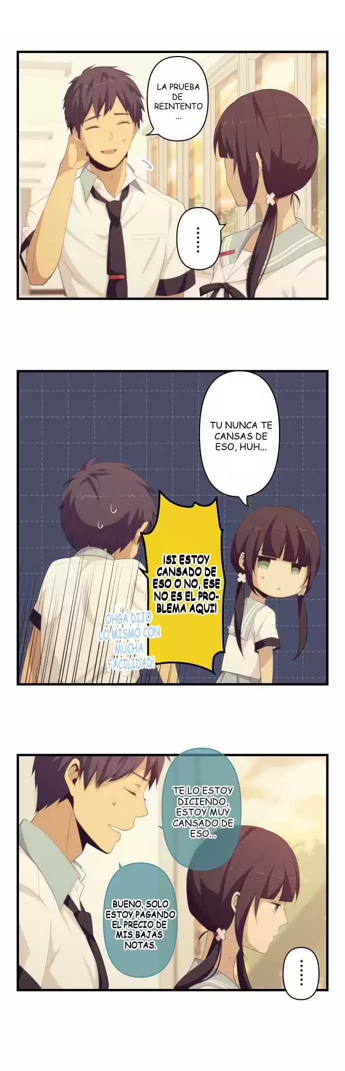 ReLIFE Capitulo 130: Un argumento justo pero.. página 8