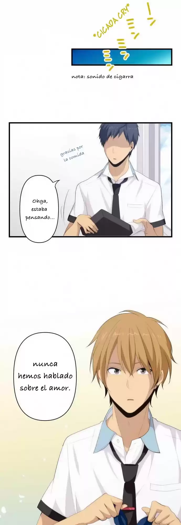 ReLIFE Capitulo 95: chicos de secundaria página 10