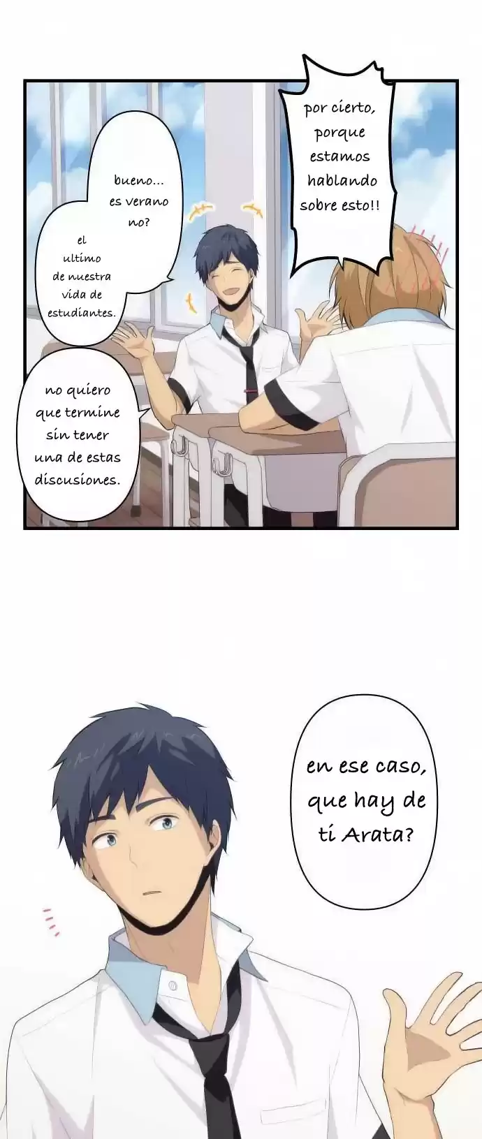 ReLIFE Capitulo 95: chicos de secundaria página 13