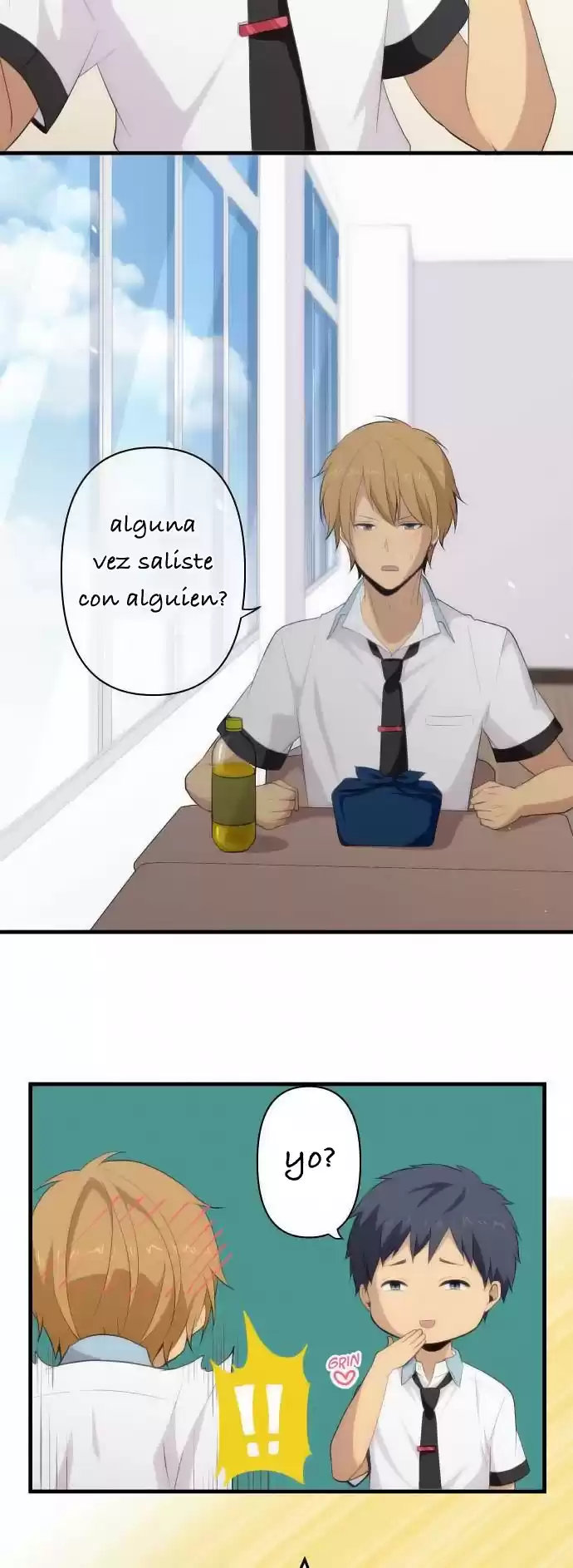 ReLIFE Capitulo 95: chicos de secundaria página 14