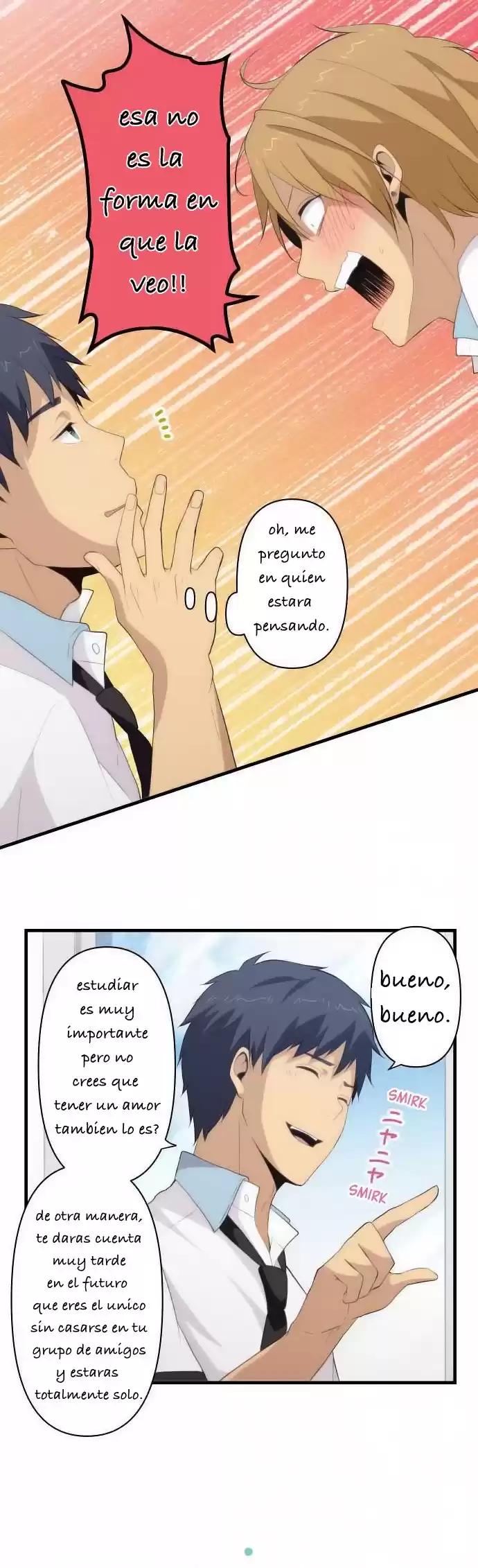 ReLIFE Capitulo 95: chicos de secundaria página 21