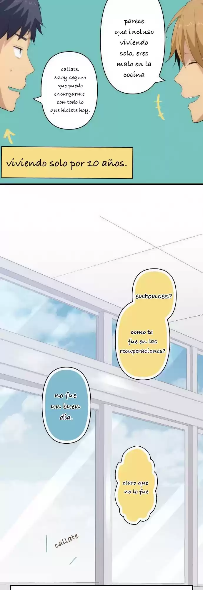 ReLIFE Capitulo 95: chicos de secundaria página 7