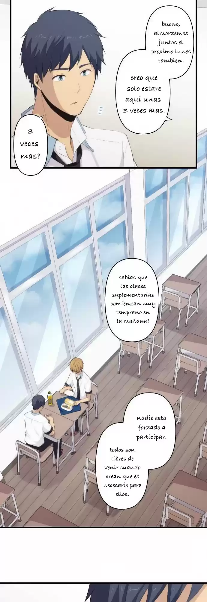 ReLIFE Capitulo 95: chicos de secundaria página 8