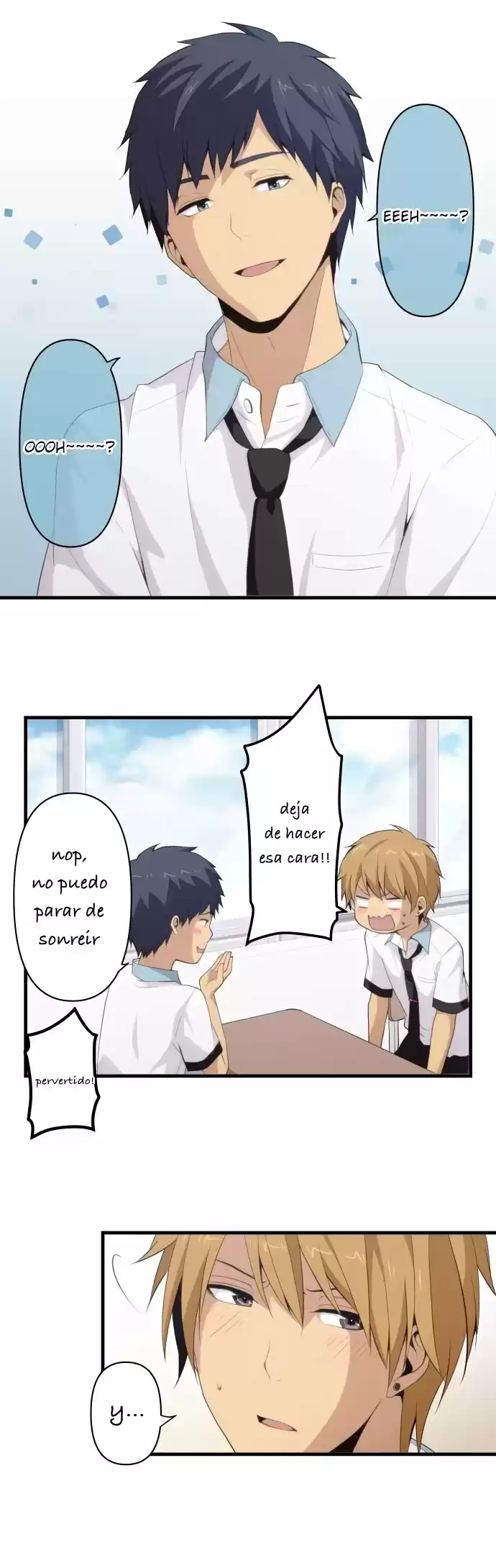 ReLIFE Capitulo 100: últimos momentos de secundaria y el principio del página 3