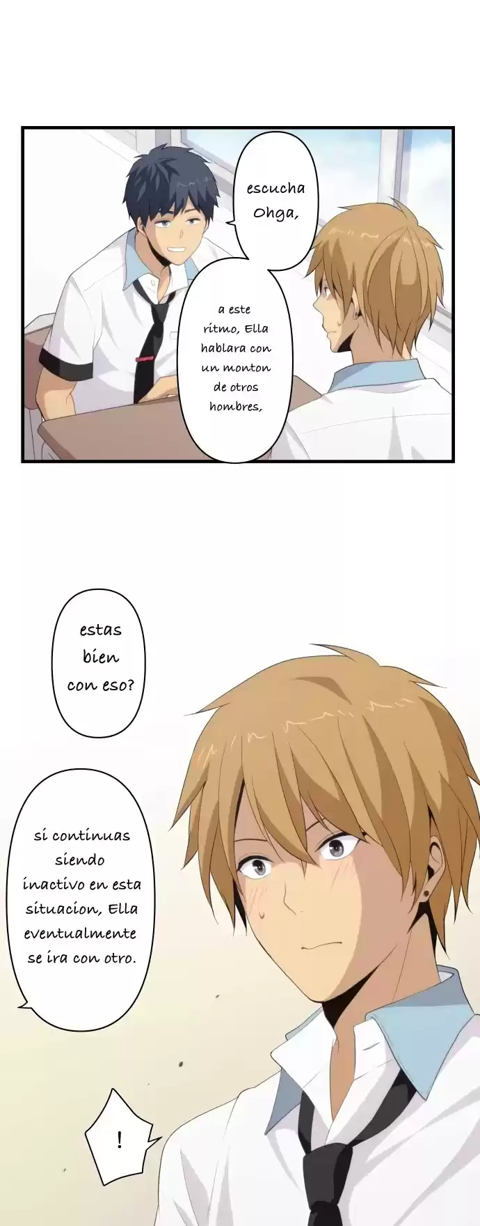 ReLIFE Capitulo 100: últimos momentos de secundaria y el principio del página 9