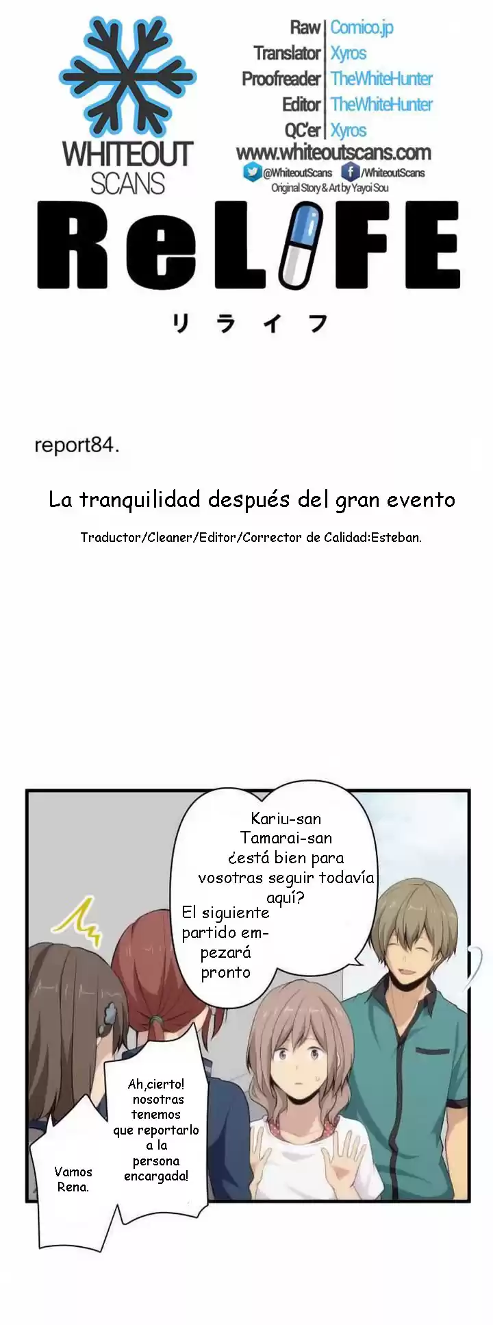 ReLIFE Capitulo 84: La Tranquilidad después del Gran Evento página 2