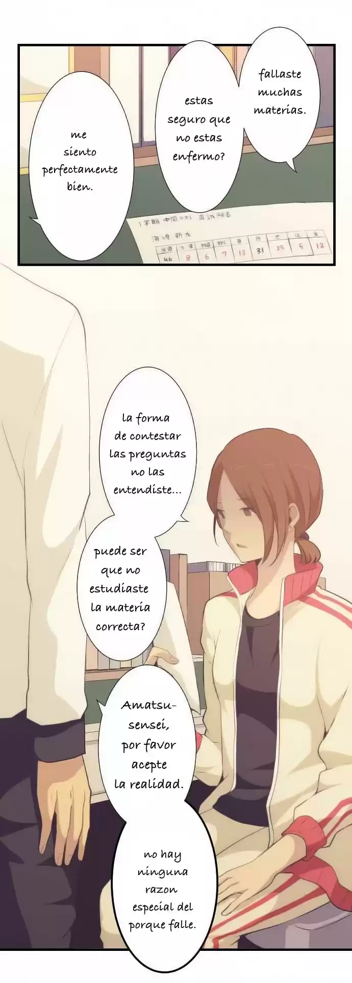 ReLIFE Capitulo 57: sala de maestros después de clases página 11