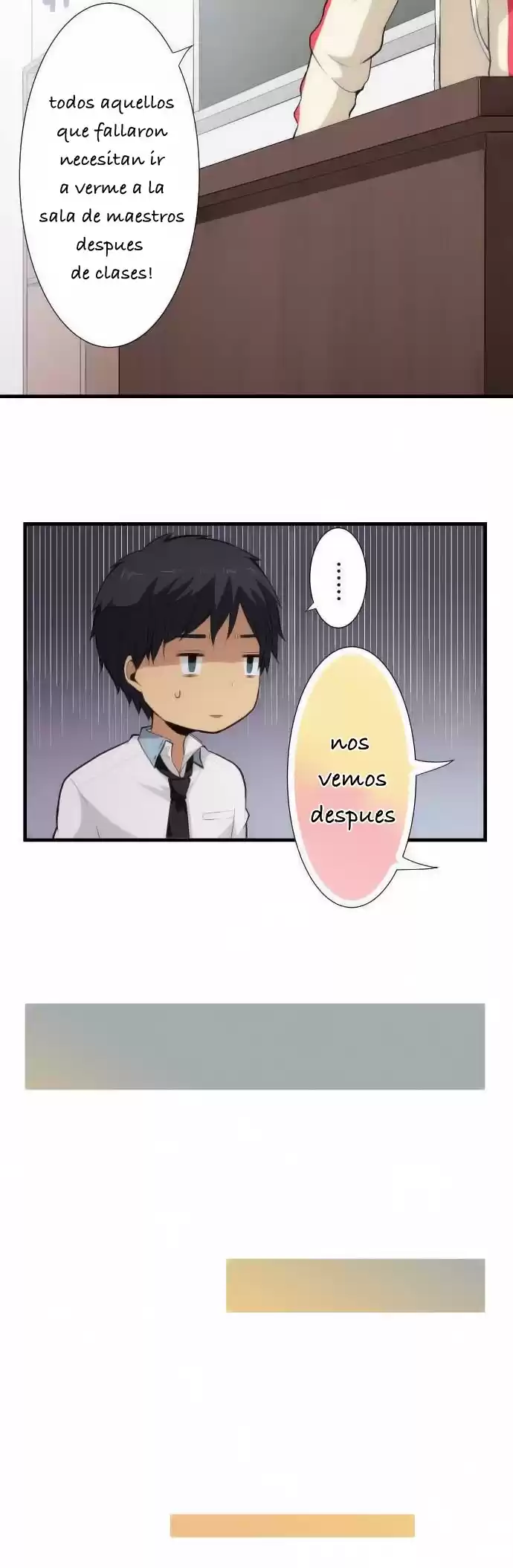 ReLIFE Capitulo 57: sala de maestros después de clases página 9