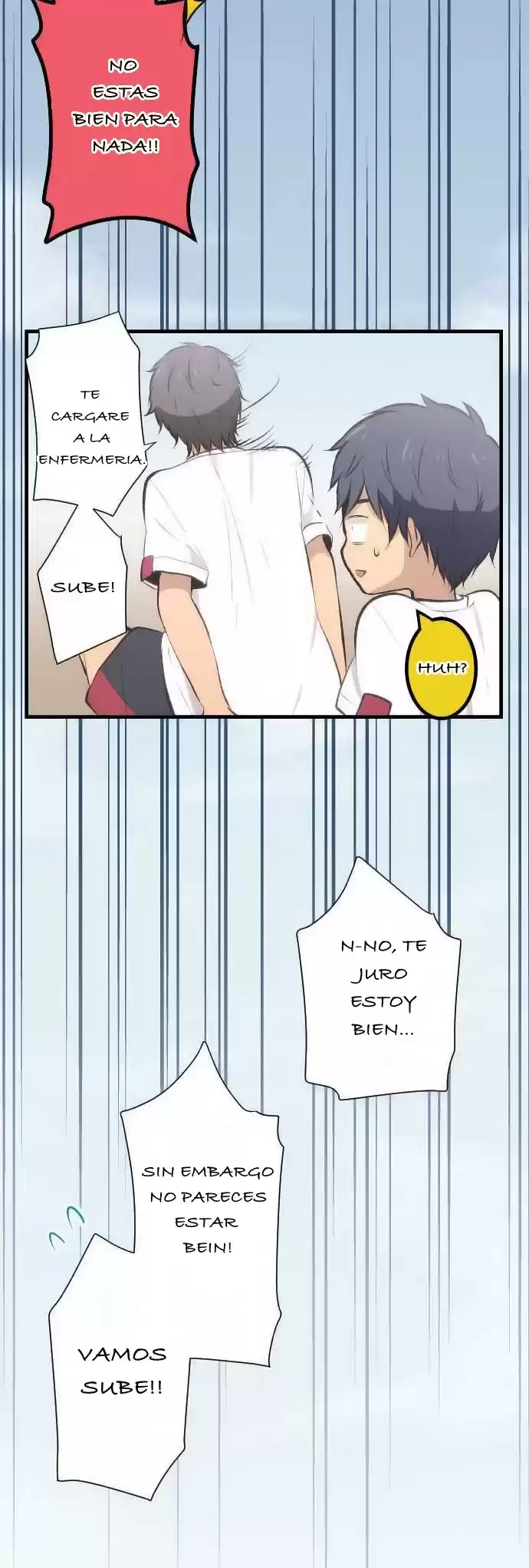 ReLIFE Capitulo 30: 3°AÑO 3 CLASE DE LA SECUNDARIA AOBA página 18