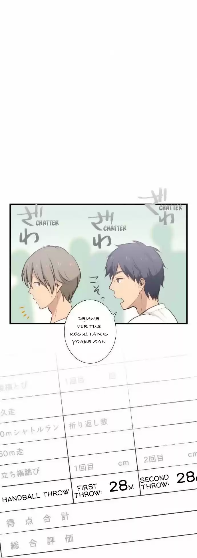 ReLIFE Capitulo 30: 3°AÑO 3 CLASE DE LA SECUNDARIA AOBA página 3