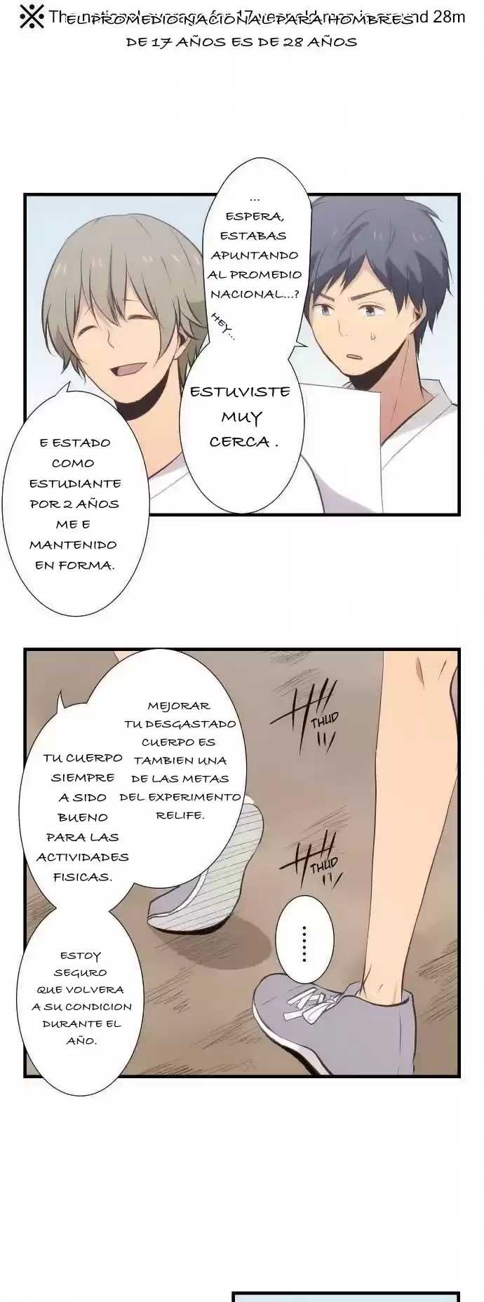 ReLIFE Capitulo 30: 3°AÑO 3 CLASE DE LA SECUNDARIA AOBA página 4